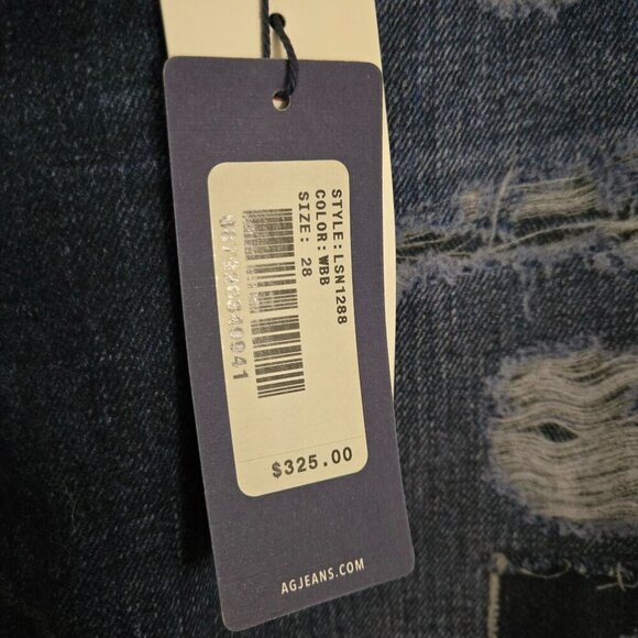 AG Adriano Goldschmied NWT Digital Luxe Denim Legging Jeans In Weber Size 28R - Picture 5 of 9